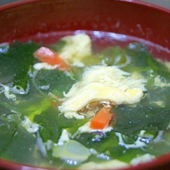 たまごとわかめのスープ